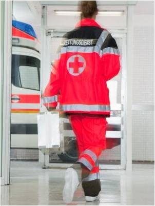 Paramedic on duty.